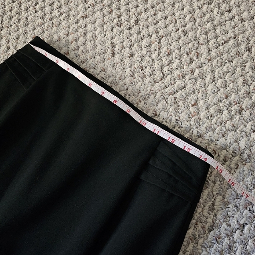 HP🎉 Express Black Pleated Pencil Skirt - Size 8 - Picture 10 of 12